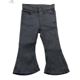 DONDUP pantalone tinta unita modello zampa Nero per Neonata DFPA105N NERO DONDUP 