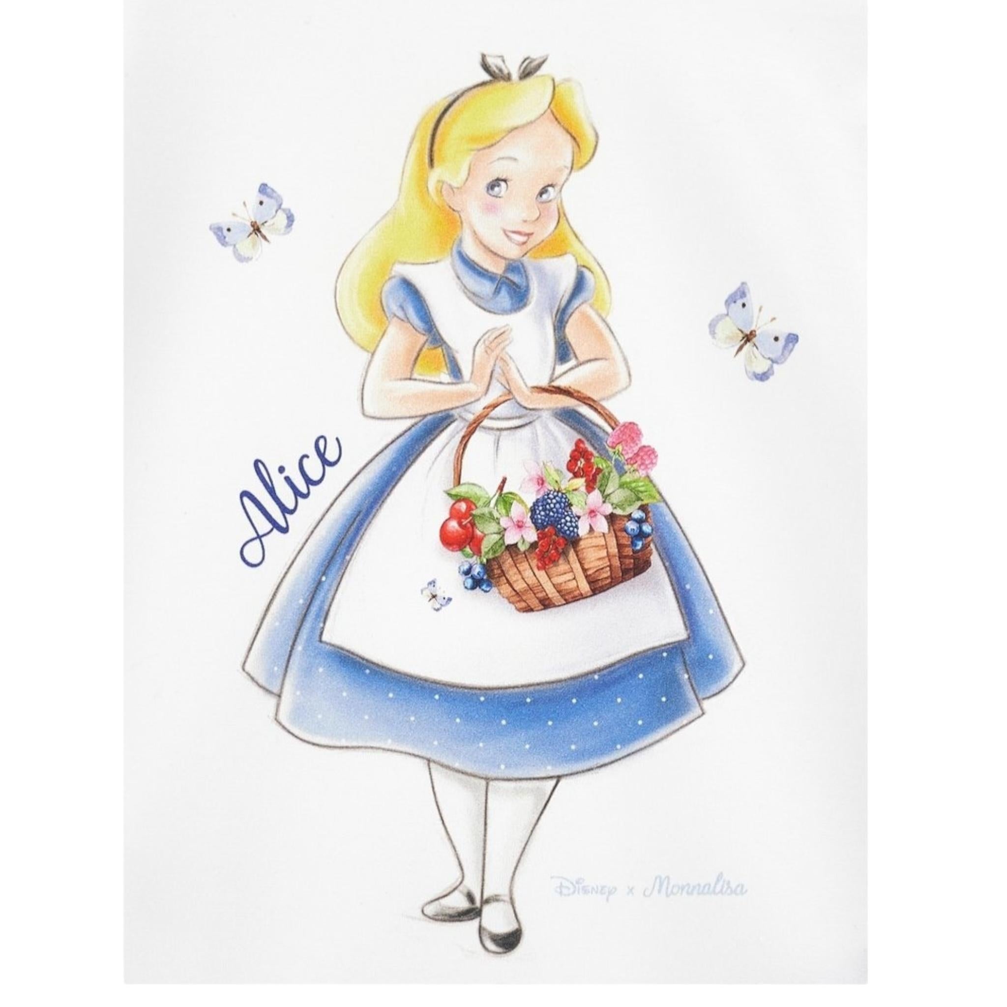 Monnalisa T-Shirt Girocollo Tinta Unita con Stampa per Bambina 11E622X BIANCO MONNALISA 