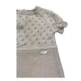 Le Bebe Pagliaccetto Mezza Manica Tinta Unita per Neonata LBG6268 BEIGE LE BEBE 