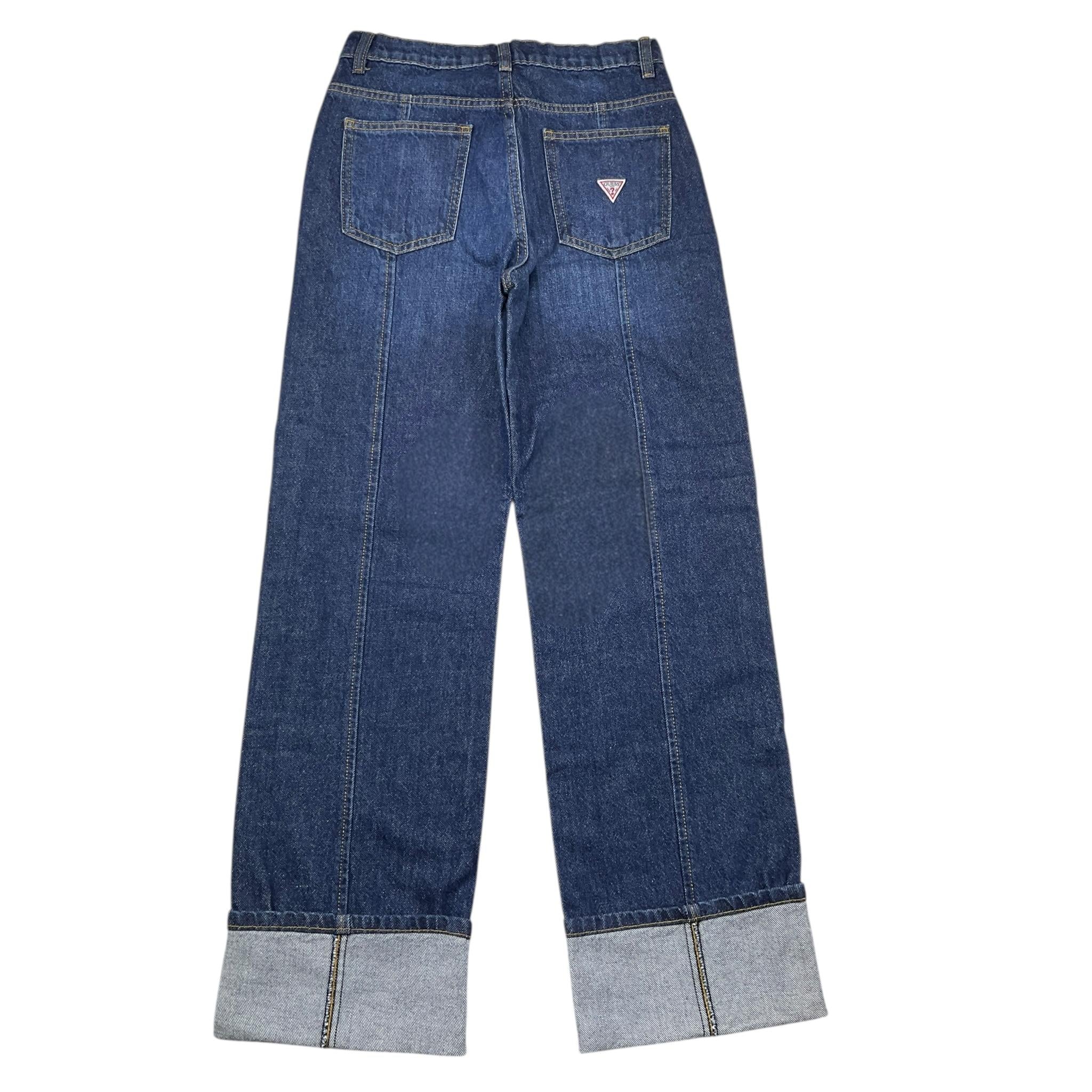 GUESS jeans tinta unita modello palazzo Blu per Bambina J4YA01D45E0 BLU GUESS 