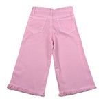 M+E' Jeans Tinta Unita Modello Palazzo per Bambina UE1703 ROSA M+E' 