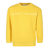 MARC JACOBS felpa girocollo tinta unita con stampa Giallo per Bambino W60319 GIALLO MARC JACOBS 