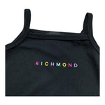 John Richmond Body Bretelline Tinta Unita con Logo per Neonata RIP26084BD NERO JOHN RICHMOND 