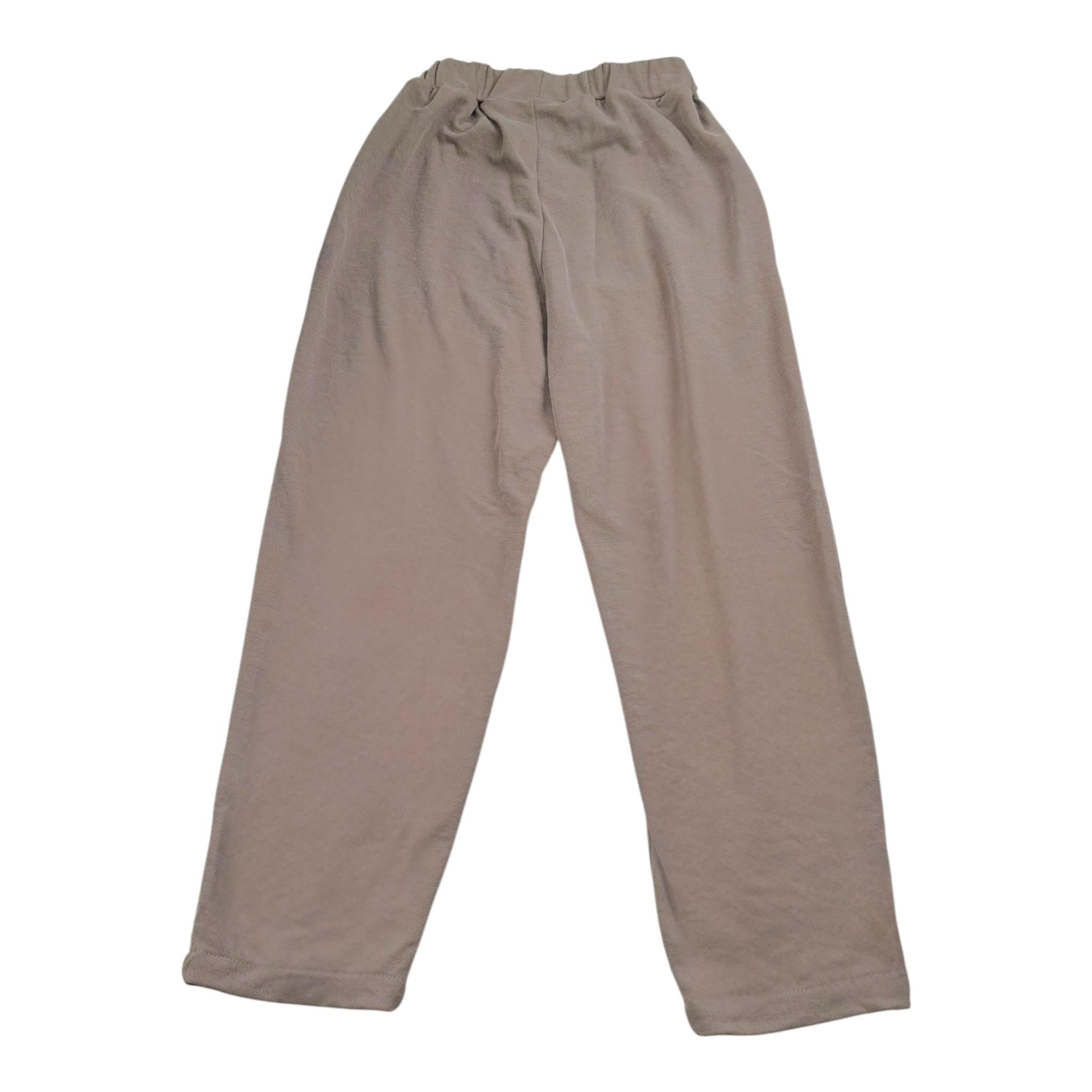 Lalalu' Pantalone Tinta Unita con Elastico In Vita per Bambino PTL600PB FANGO LALALU' 