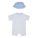 Nike Set 2 Pezzi Pagliaccetto-Cappello per Neonato 56N013 BIANCO NIKE 