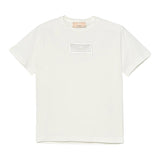 Elisabetta Franchi T-Shirt Girocollo Tinta Unita con Logo per Bambina EFTS235 PANNA ELISABETTA FRANCHI 