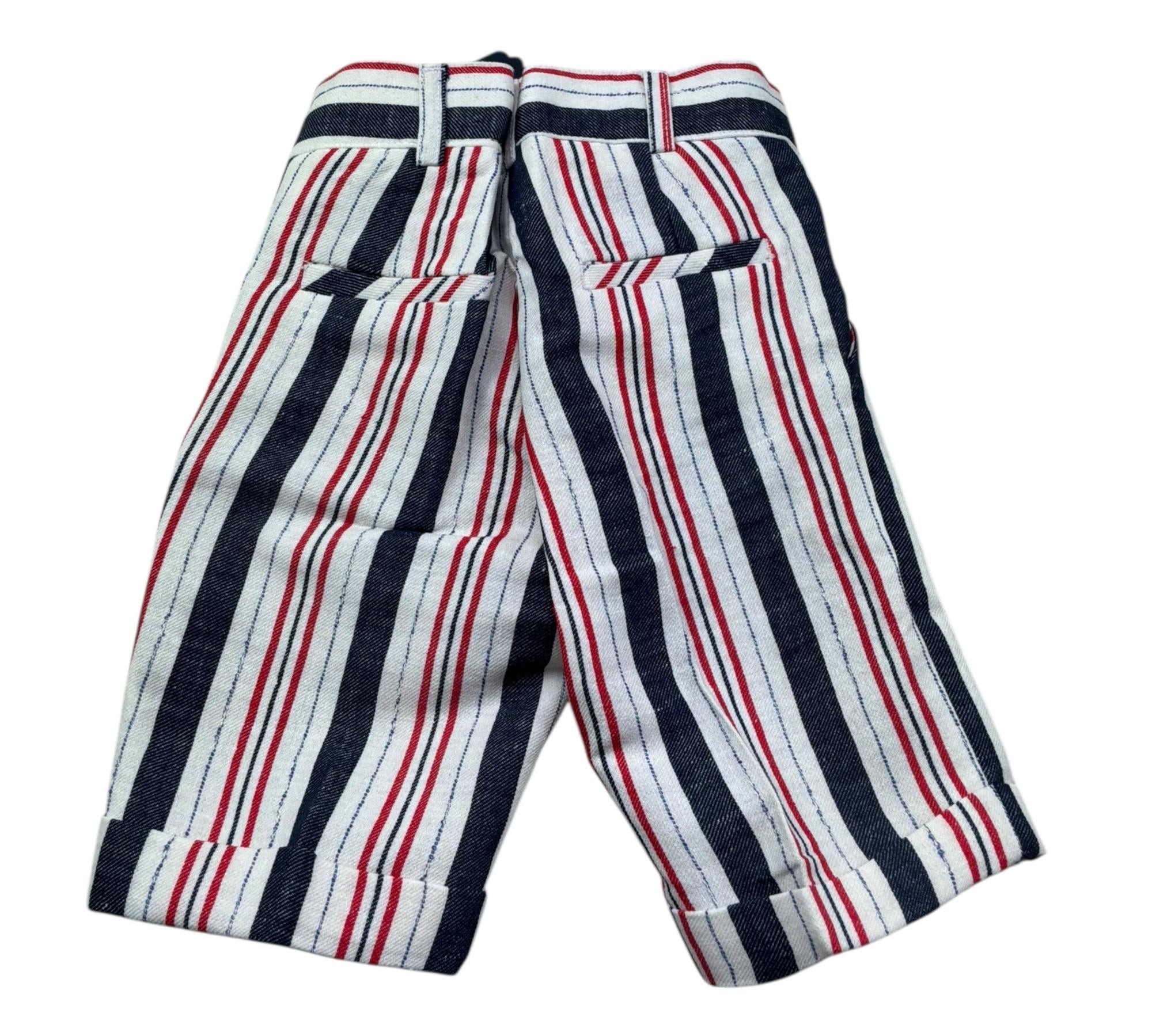 Manuel & Frank Bermuda Fantasia A Righe per Bambino MF2252B MULTICOLOR MANUEL & FRANK 