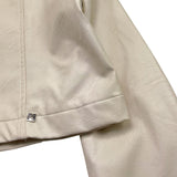 Kocca Giubbino Ecopelle Tinta Unita con Bottoni per Bambina P23JG89505 PANNA Kocca 