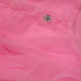Liu Jo Abito Tinta Unita con Tulle per Bambina KA5115J ROSA LIU JO 