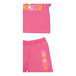 Moschino Completo 2 Pezzi T-Shirt-Short Tinta Unita per Neonata MVG00M FUXIA MOSCHINO 