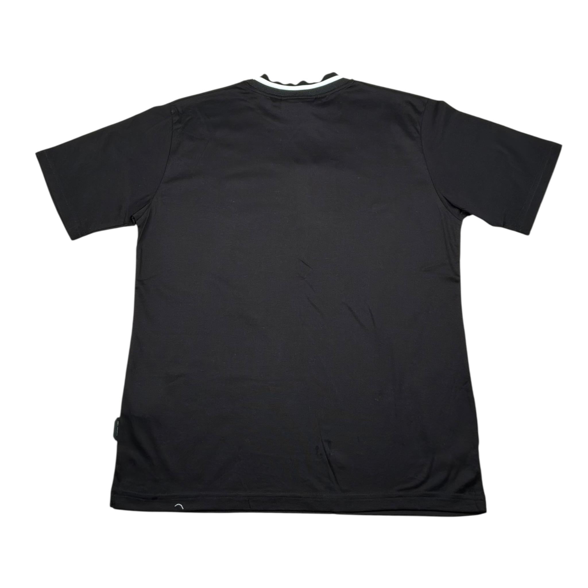 Yes London T-Shirt Girocollo Tinta Unita con Logo per Bambino JR2130X NERO YES LONDON 