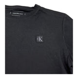 Calvin Klein T-Shirt Girocollo Tinta Unita con Logo per Bambino U00543J NERO CALVIN KLEIN 