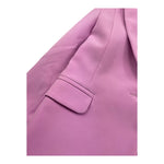 Petit Posh Giacca Tinta Unita Monopetto per Bambina GFBS25041GC GLICINE PETIT POSH 