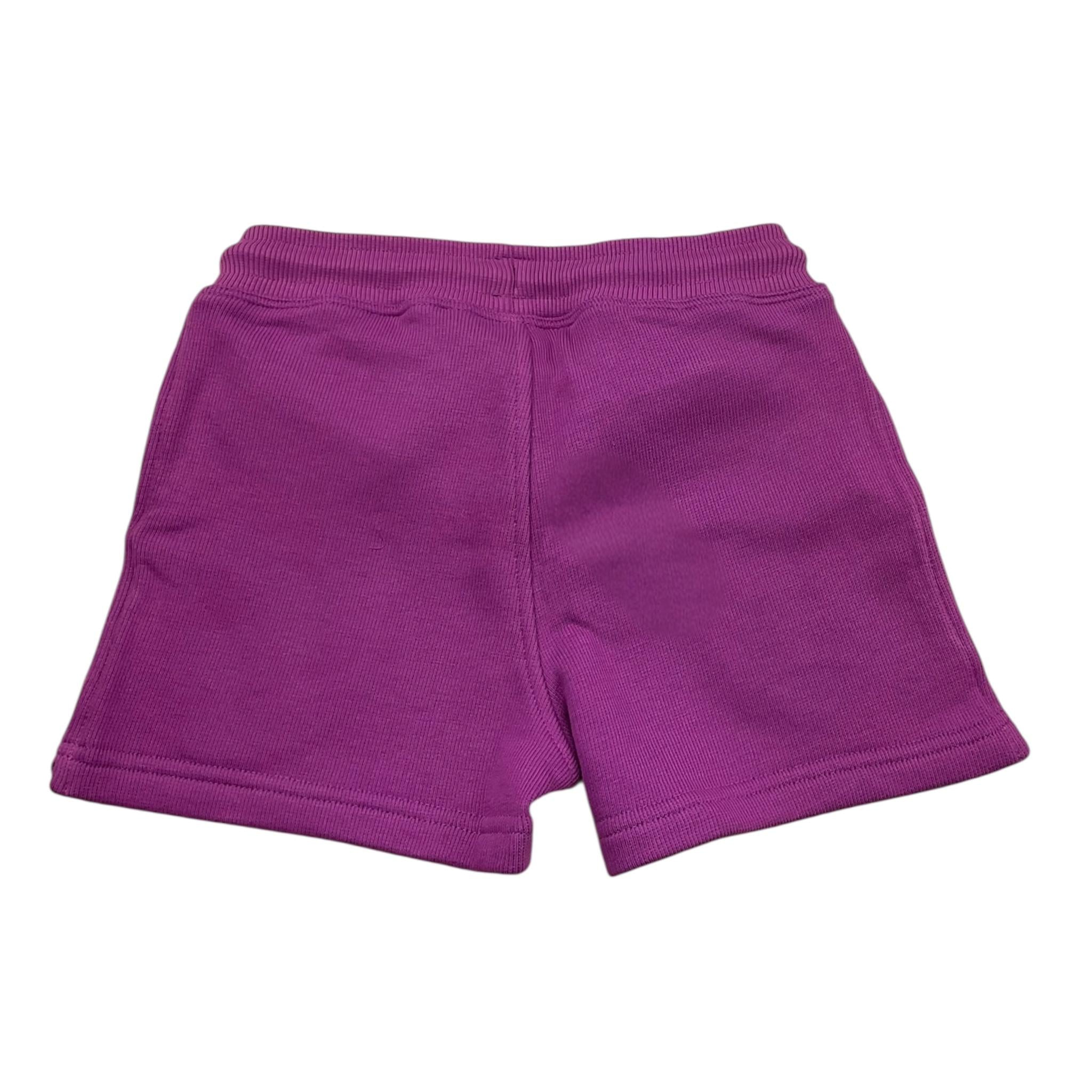 K-Way Short Tinta Unita con Logo per Bambina K816QW VIOLA K-WAY 