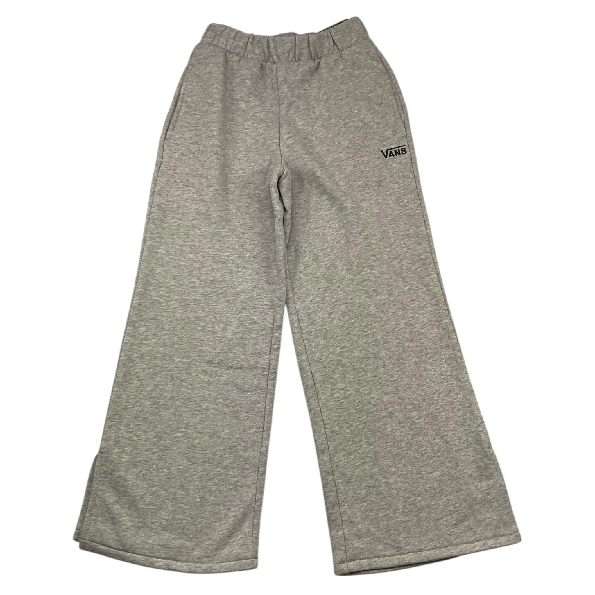 VANS pantalone tuta tinta unita modello palazzo Grigio per Bambina VN00088602F1 GRIGIO VANS 