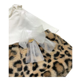 LE BEBE' abito tinta unita con fantasia maculata Bianco per Neonata LBG6025 BIANCO LE BEBE' 