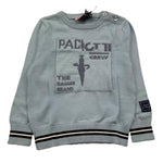 CESARE PACIOTTI maglia girocollo tinta unita con logo Azzurro per Neonato MGP5352B AZZURRO CESARE PACIOTTI 