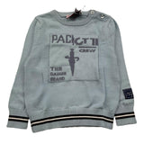 CESARE PACIOTTI maglia girocollo tinta unita con logo Azzurro per Neonato MGP5352B AZZURRO CESARE PACIOTTI 