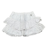 Shopart Gonna tinta unita con Pizzo Sangallo Bianco per Bambina 023024 BIANCO SHOPART 