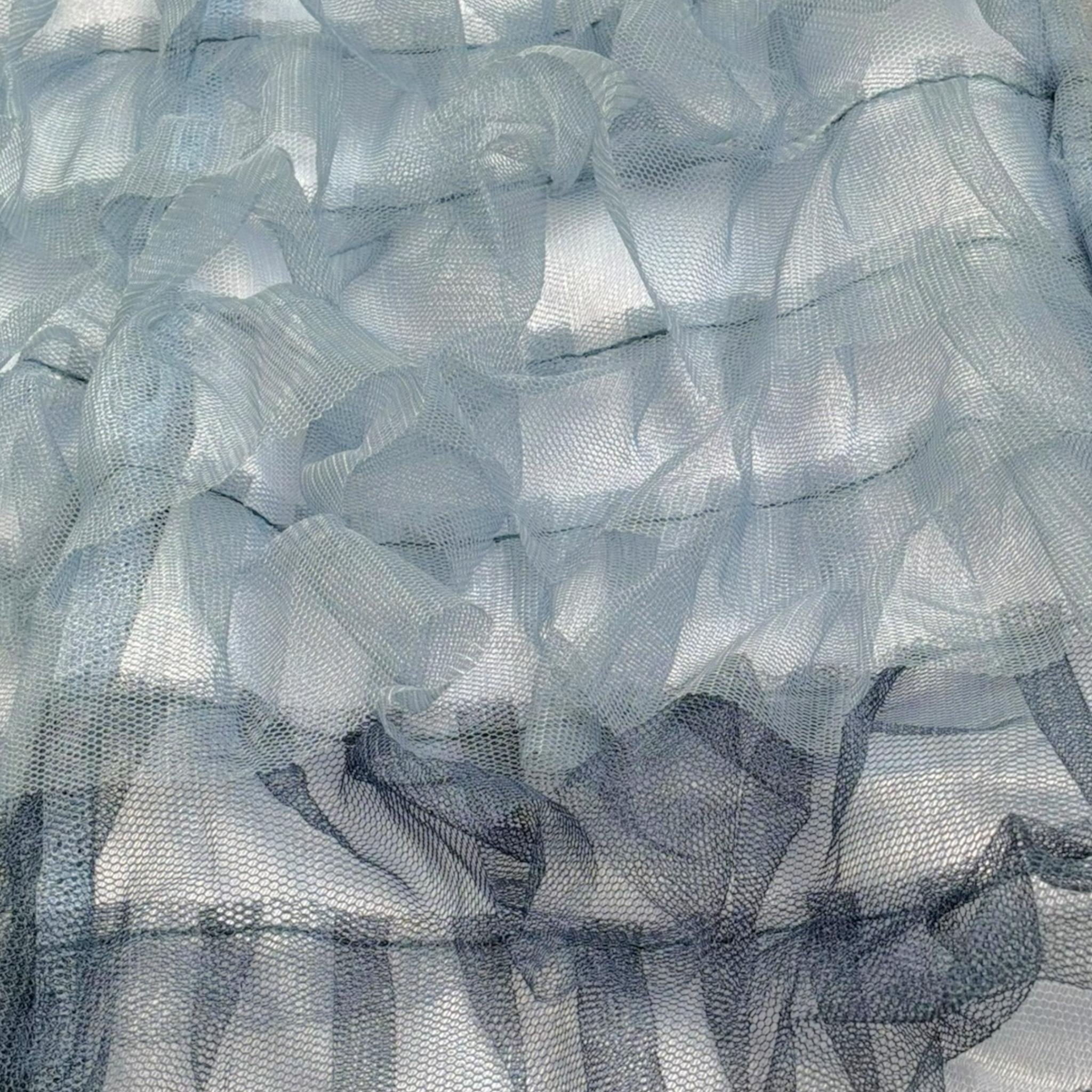 La Stupenderia Tuta Intera Tinta Unita con Tulle per Bambina CJTT92J AZZURRO LA STUPENDERIA 