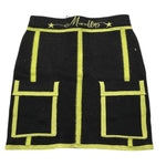 MARC ELLIS gonna tinta unita con fantasia Nero per Bambina JMJSK00184 NERO MARC ELLIS 