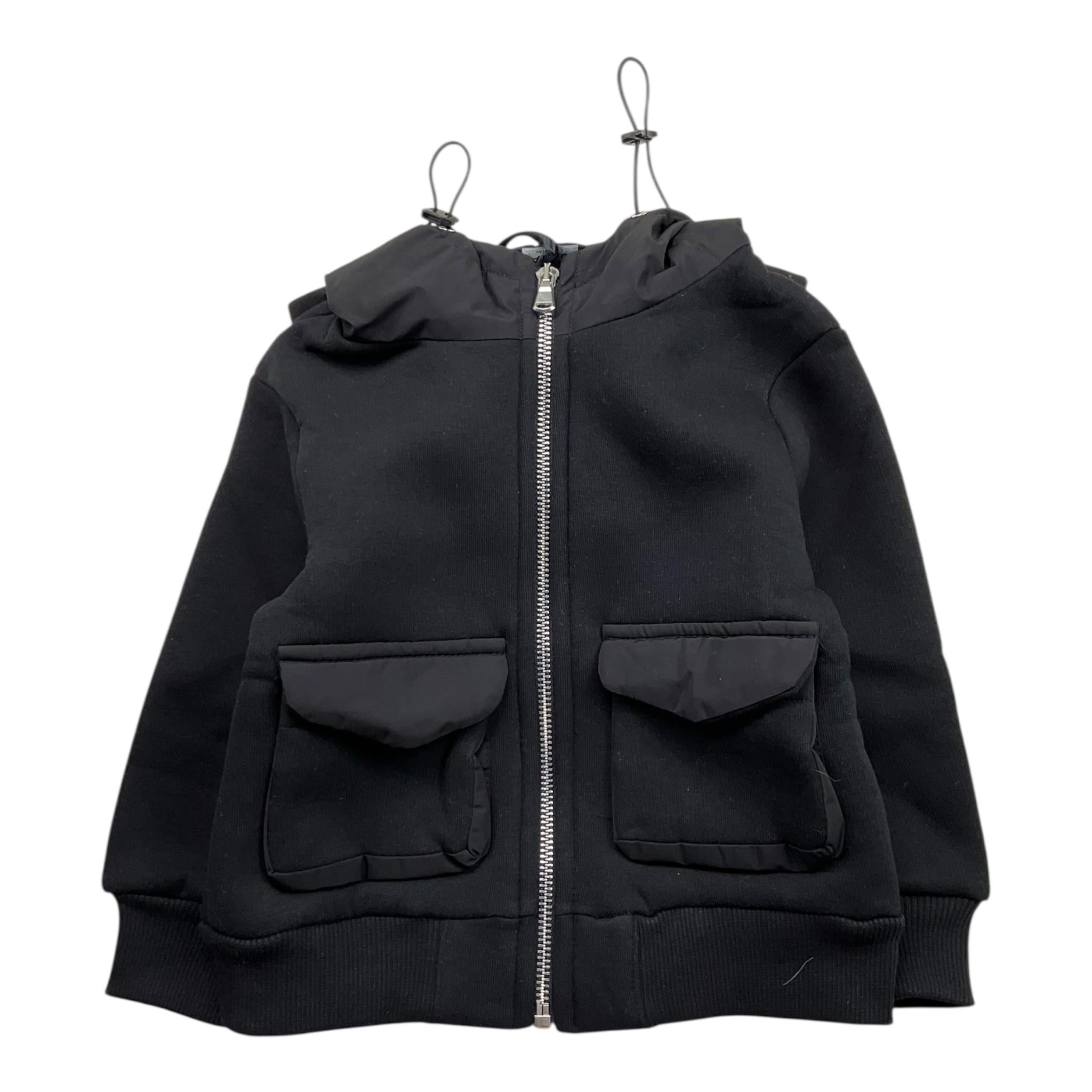 PATRIOT felpa tinta unita con cappuccio e zip Nero per Bambino FE0040 NERO PATRIOT 