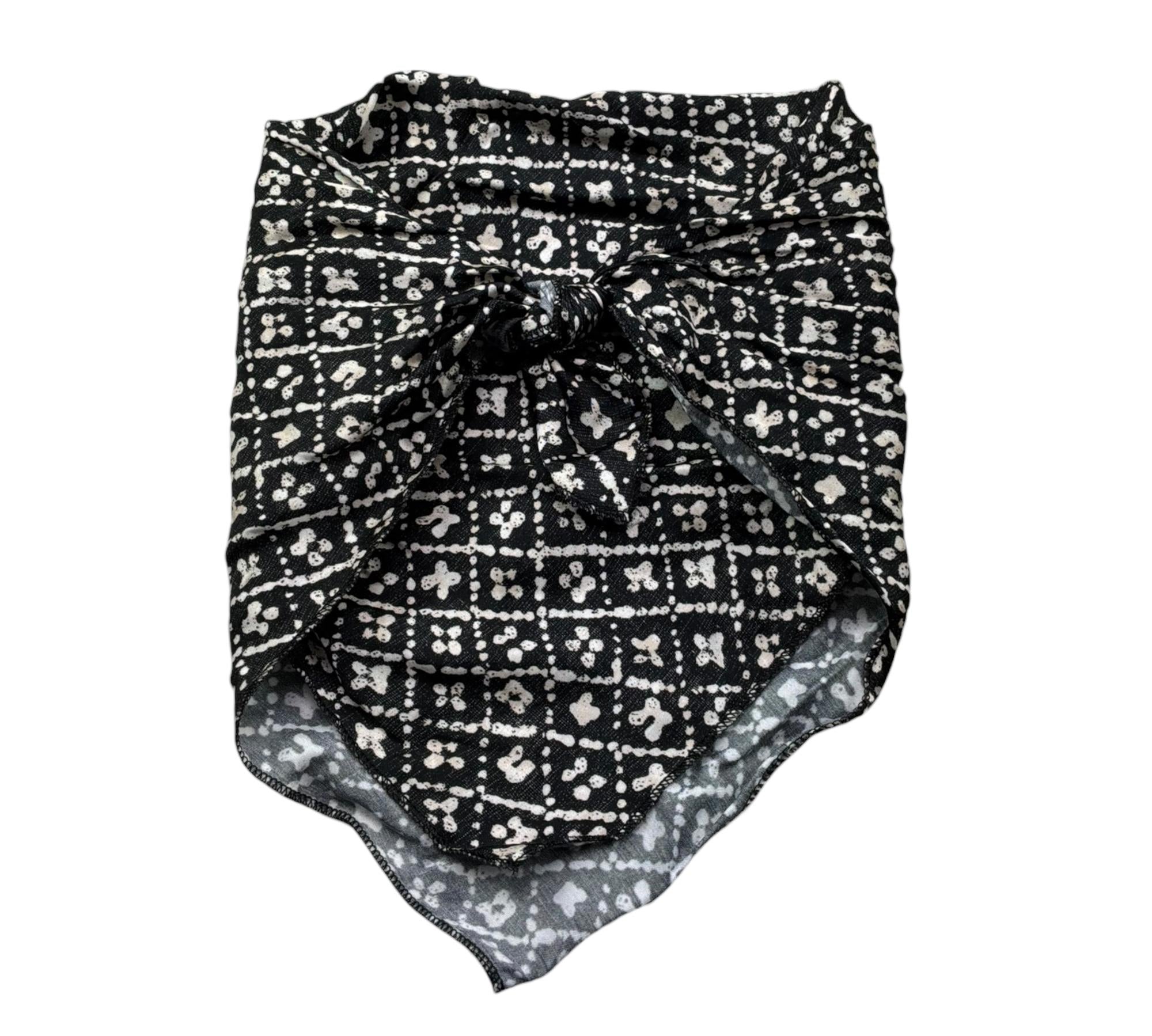 Paolo Pecora Foulard Tinta Unita Stampa Fantasia per Bambino PP4235 NERO PAOLO PECORA 