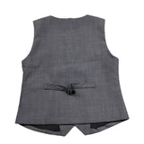 John Richmond Gilet Tinta Unita Doppiopetto per Bambino RBP25224GT GRIGIO JOHN RICHMOND 