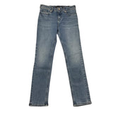 Tommy Hilfiger Jeans Tinta Unita con Girovita Regolabile per Bambino KB0KB08267 AZZURRO TOMMY HILFIGER 