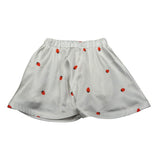 Vicolo Gonna Tinta Unita con Stampa Fragole per Bambina 3146G00354 BIANCO VICOLO 