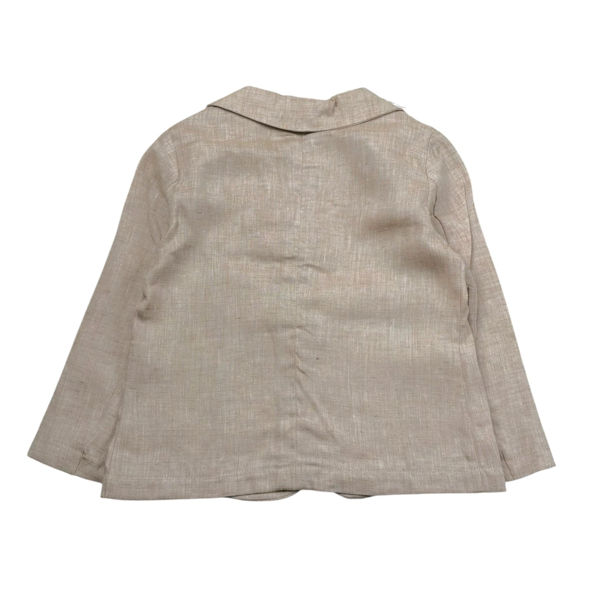 Barcellino Giacca Tinta Unita con Bottoni per Neonato 100112 SABBIA BARCELLINO 