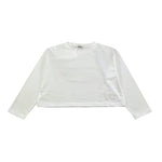 IL GUFO shirt girocollo tinta unita con logo Bianco per Bambina A24TA360MF002J BIANCO IL GUFO 