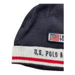 U.S. POLO ASSN cappello tinta unita con logo Blu per Neonato 27697 BLU U.S. POLO ASSN 