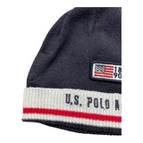 U.S. POLO ASSN cappello tinta unita con logo Blu per Neonato 27697 BLU U.S. POLO ASSN 