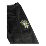 MOUSSE leggins tinta unita in velluto con stampa Nero per Neonata HKLB362BN NERO MOUSSE 