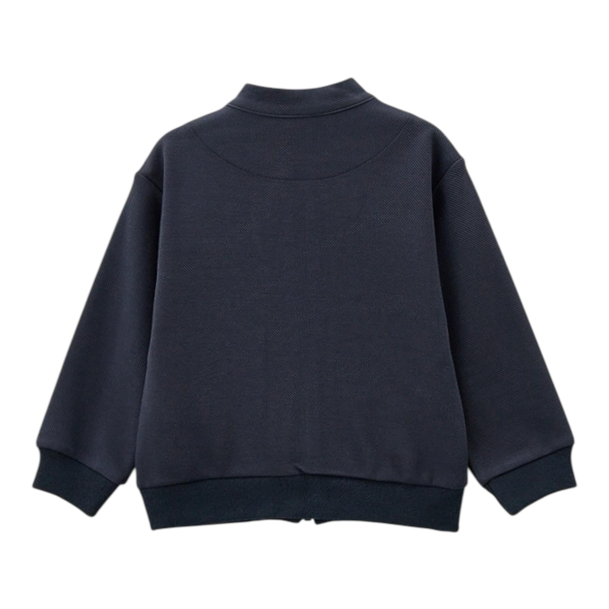 MAYORAL felpa con zip tinta unita Blu per Neonato 4474 BLU MAYORAL 