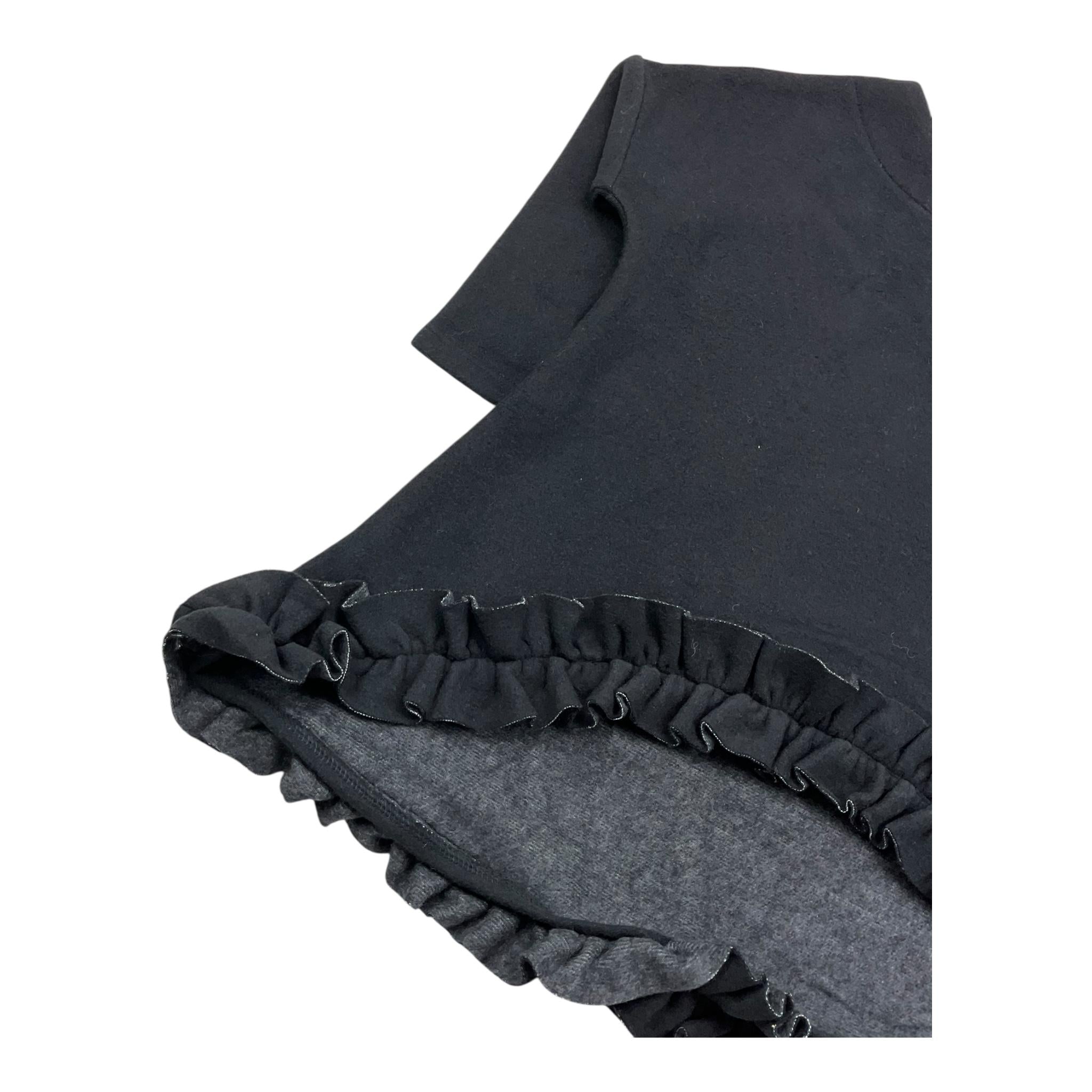 MAGIL maglia girocollo tinta unita asimmetrica Nero per Bambina GN21165 NERO MAGIL 