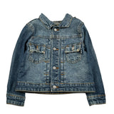 Daniele Alessandrini Giubbino In Denim Tinta Unita con Bottoni per Neonato 1295OD0894X BLU DANIELE ALESSANDRINI 