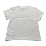 M+E' T-Shirt Girocollo tinta unita con Brillantini Bianco per Bambina UE1817X BIANCO M+E' 