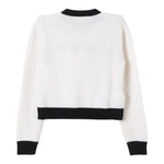 MARNI maglia tinta unita con stampa Bianco per Bambina M00993 BIANCO MARNI 