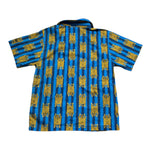 Saint Barth Camicia Mezza Manica Tinta Unita con Stampa per Bambino 01130L COBALTO SAINT BARTH 