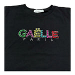 Gaelle T-Shirt Girocollo Tinta Unita con Logo per Bambina 2746M00337 NERO GAELLE 