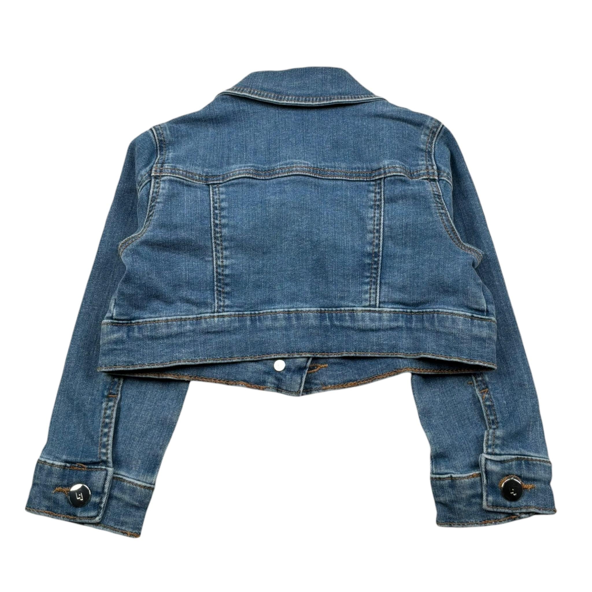 Liu Jo Giubbino In Denim Tinta Unita per Bambina KA5066JX BLU LIU JO 