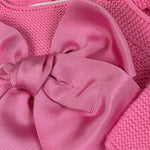 Cnd Tutina Tinta Unita con Fiocco per Neonata 55933010 FUXIA CND 