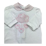 Isabel & Martinez Tutina Manica Lunga Tinta Unita con Stampa per Neonata IMG BIANCO ISABEL & MARTINEZ 