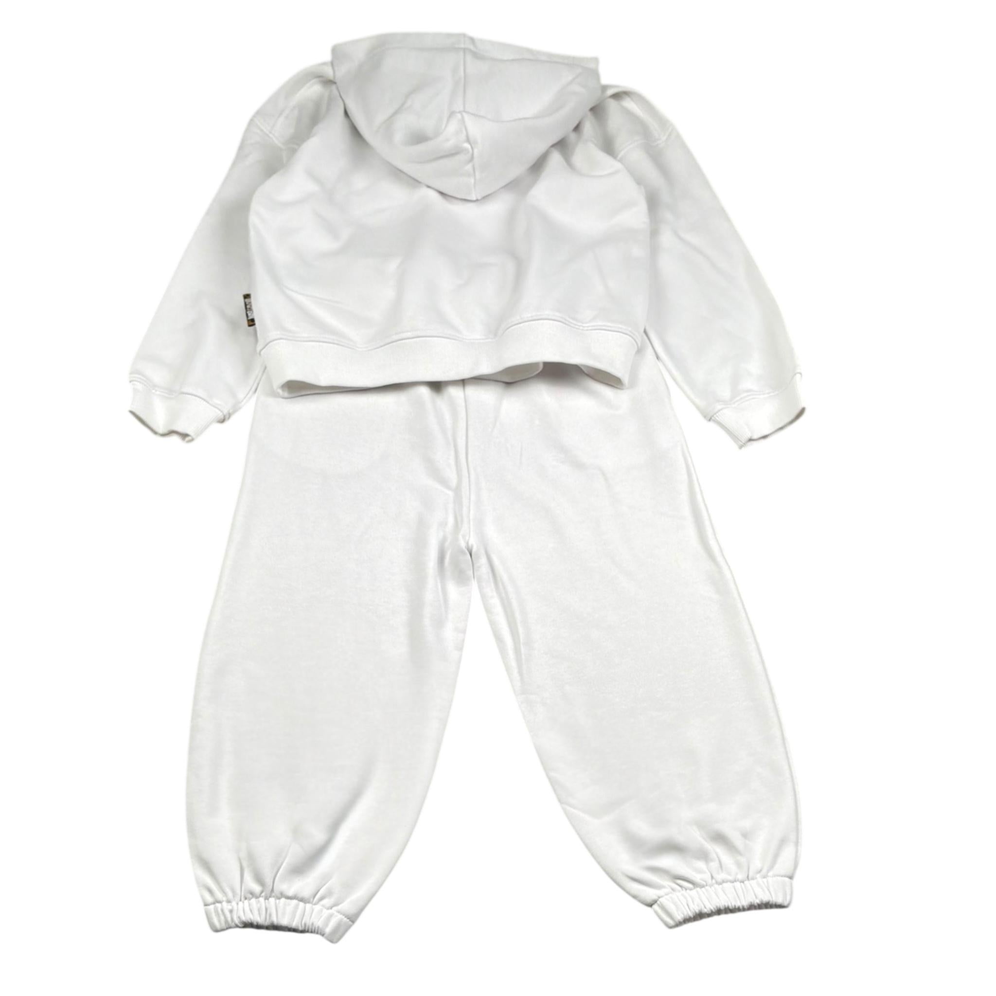 Just Cavalli Completo 2 Pezzi Felpa-Pantalone Tinta Unita per Bambino JGP26012CF BIANCO JUST CAVALLI 