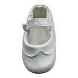 Made In Italy Ballerine Tinta Unita per Neonata ED107SC BIANCO MADE IN ITALY 