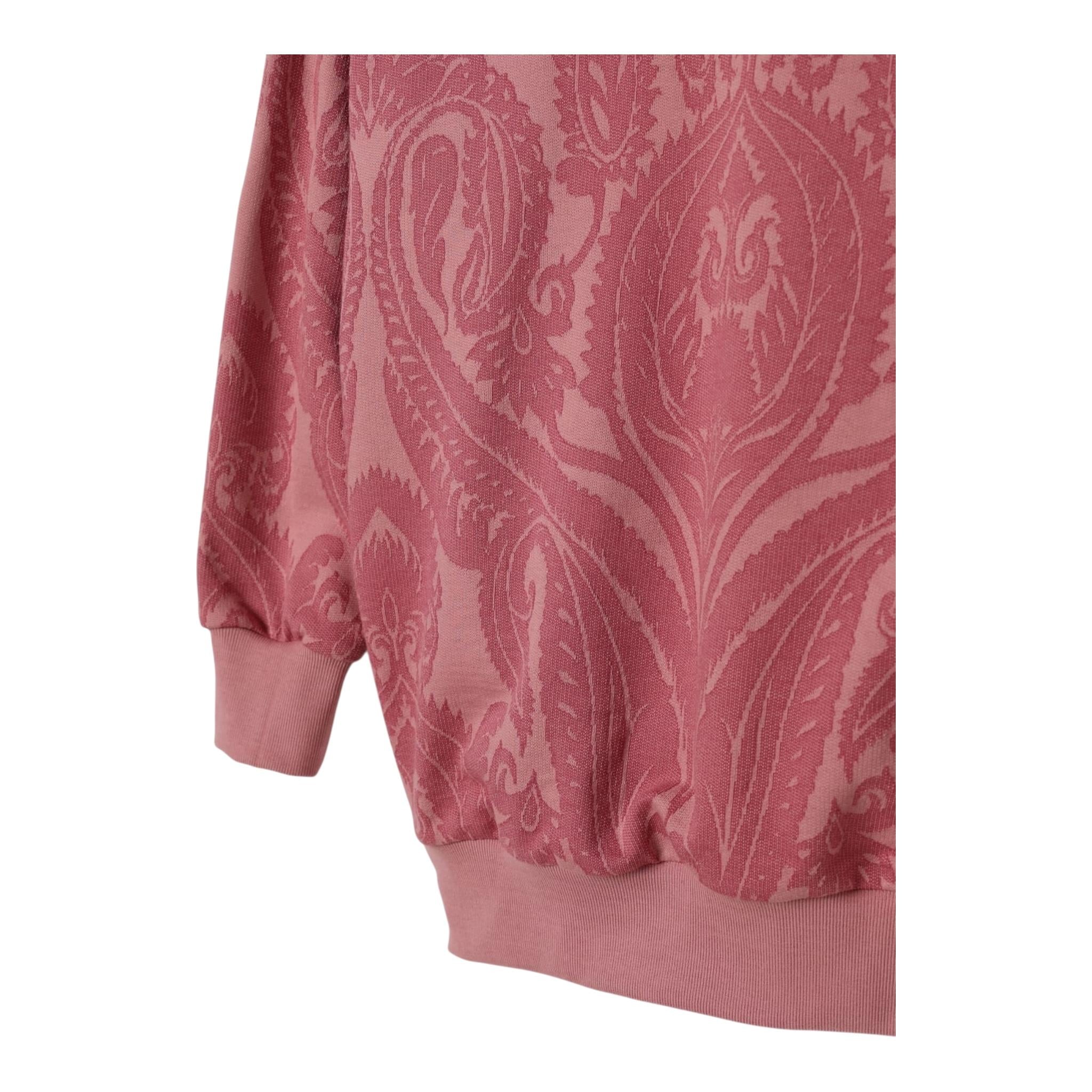 Etro Felpa Tinta Unita Girocollo con Stampa per Bambina GW4P00F0194 ROSA ETRO 