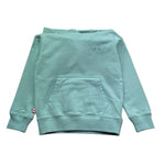 Saint Barth Felpa Tinta Unita con Cappuccio per Bambino 00645LL VERDE ACQUA SAINT BARTH 