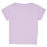 Liu Jo T-Shirt Girocollo Tinta Unita con Brillantini per Neonata KA5081NX LILLA LIU JO 